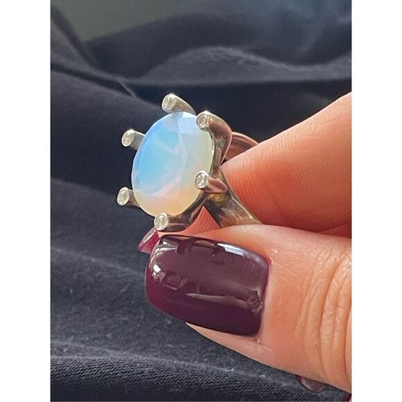 Sterling Silver Opalite Ring - Picture 6 of 8